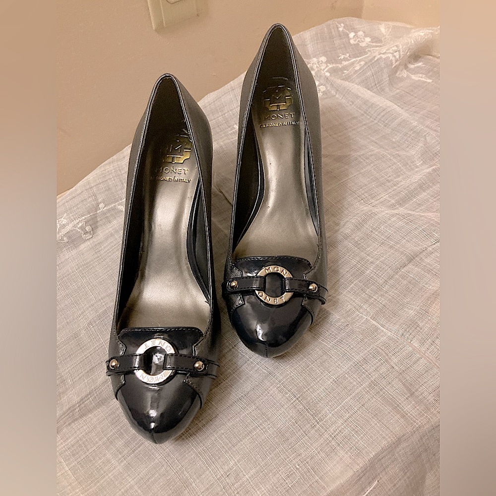 Monet Blue Due Classic Leather Pump